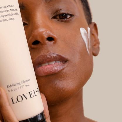 Loved01 Exfoliating & Hydrating Bundle, Exfoliating Cleanser & Lightweight Face & Body Oil (2-Pack 6 Oz Cleanser & 2-Pack 3.4 Oz Face & Body Oil)