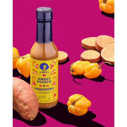 Hot N Saucy | Sweet Potato N Habanero Hot Sauce, 5 fl oz