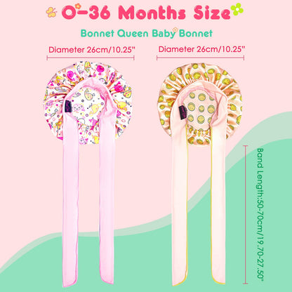 BONNET QUEEN Silk Bonnet for Sleeping Women Satin Bonnet Hair Bonnet Night Sleep Cap Scarf Wrap for Curly Hair with Tie Band