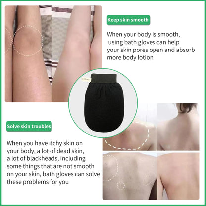 Exfoliating Glove 1pc, Korean Exfoliating Mitt Visibly Lift Away Dead Skin, Revive Glove Exfoliating Glove & Body Exfoliator, Cleanse Dead or Dry Skin, Part of The Best Skincare Kit for Women & Men