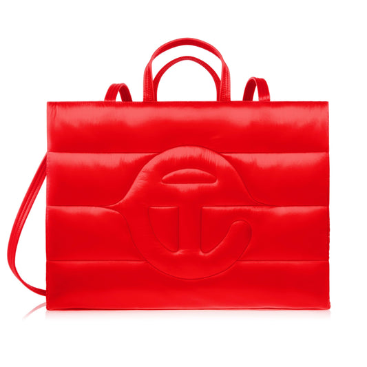 TELFAR Large Puff Shopper - Red