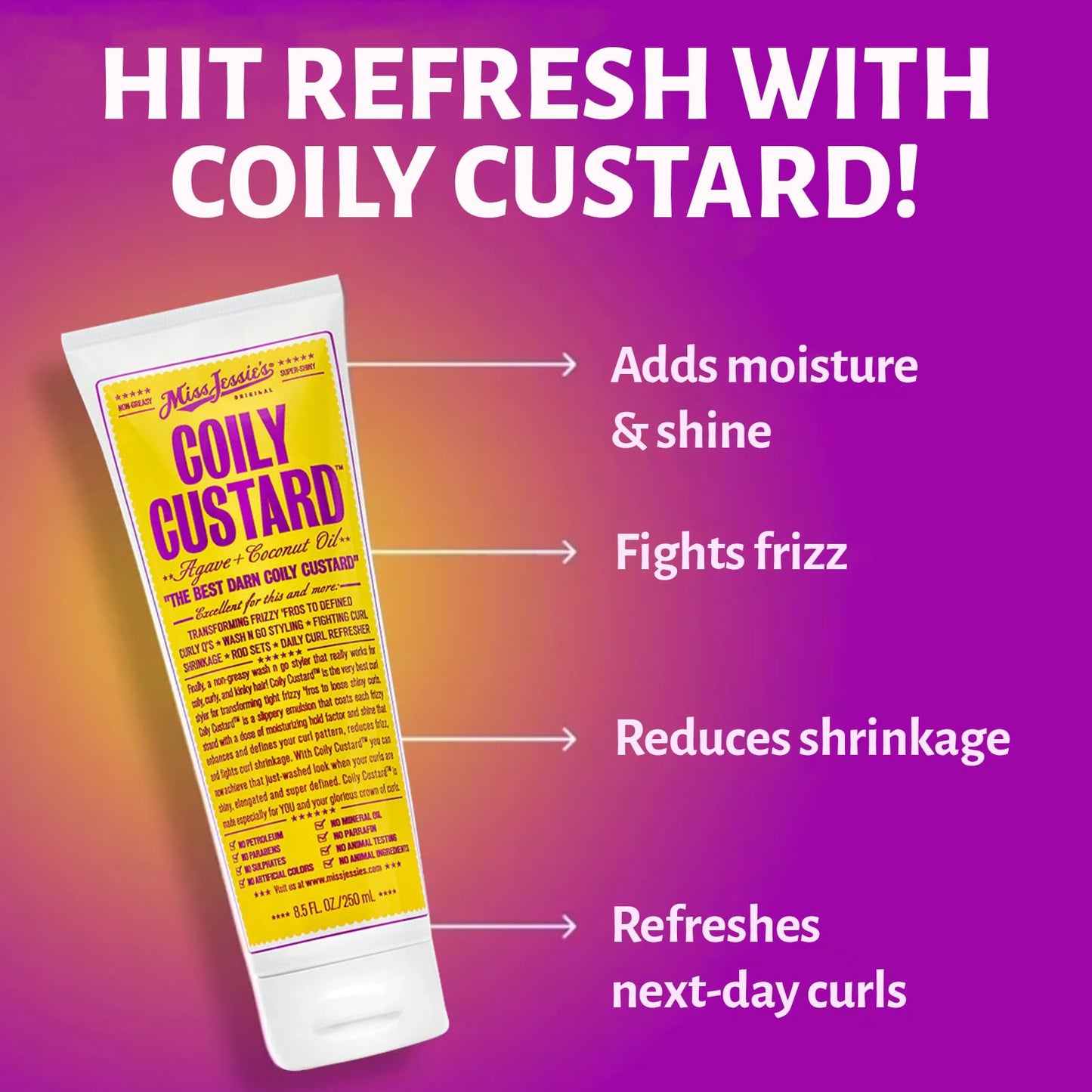 Miss Jessie's Coily Custard Unisex Emulsion 8.5 oz