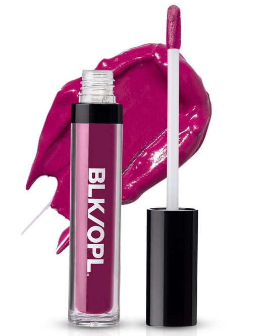 Black Opal BLK/OPL COLORSPLURGE Liquid Matte Lipstick, Fab Fuchsia — long-lasting, enriched with Vitamins C & E, paraben-free, cruelty-free