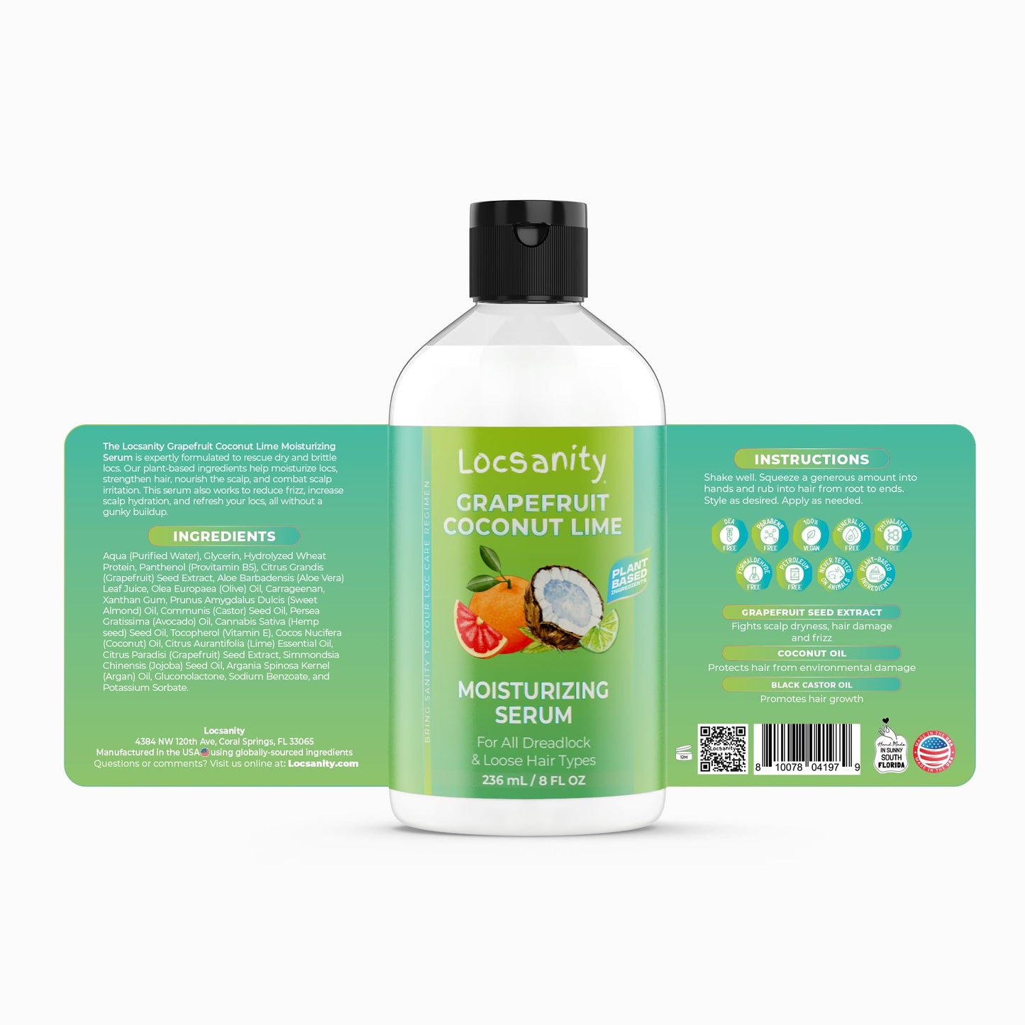 Locsanity Grapefruit Coconut Lime Compete Loccare Bundle - Locs Sisterlock Dreadlocks Microlocks Dreads