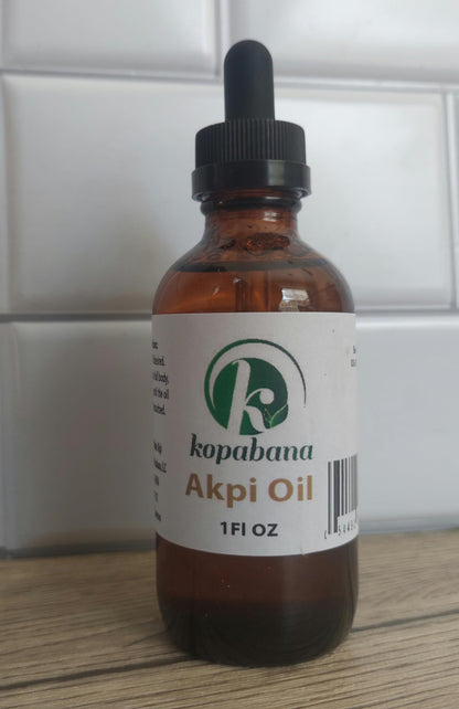 KOPABANA Akpi Oil | Ndjansan | Ricinodendron heudelotii |Cold Pressed | Organic| Extra Virgin | Massage Oil 1oz