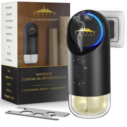 Wireless Waterless Essential Oil Plug in Wall Diffuser for Outlet, Crafts And The City- Cordless Luxury Scent Collection w/No Water for Home, Rooms, Hotel, Travel – Electric Cold Air Mist Nebulizer