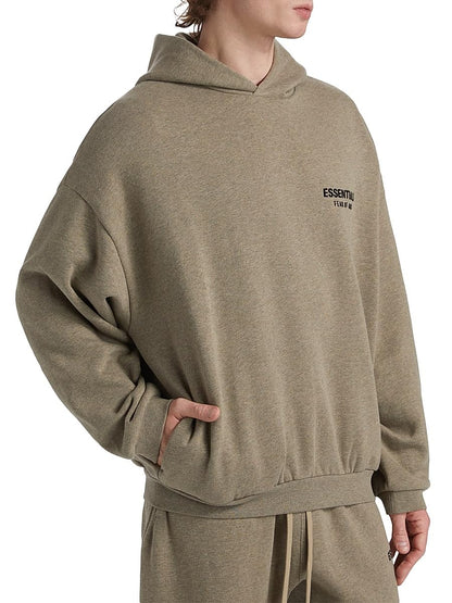 Fear of God Essentials, Essentials Fleece Hoodie, Small, Heather Gray