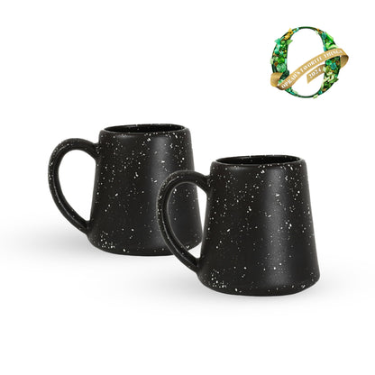 SWEET JULY Edgewater Collection Coffee Mugs Set of Two - Oprah’s Favorite Things 2024 - Durable, Hand-Thrown Ceramic Mugs for Coffee & Tea, 16 oz Capacity - Avail. in White, Black, Gray, and Chai