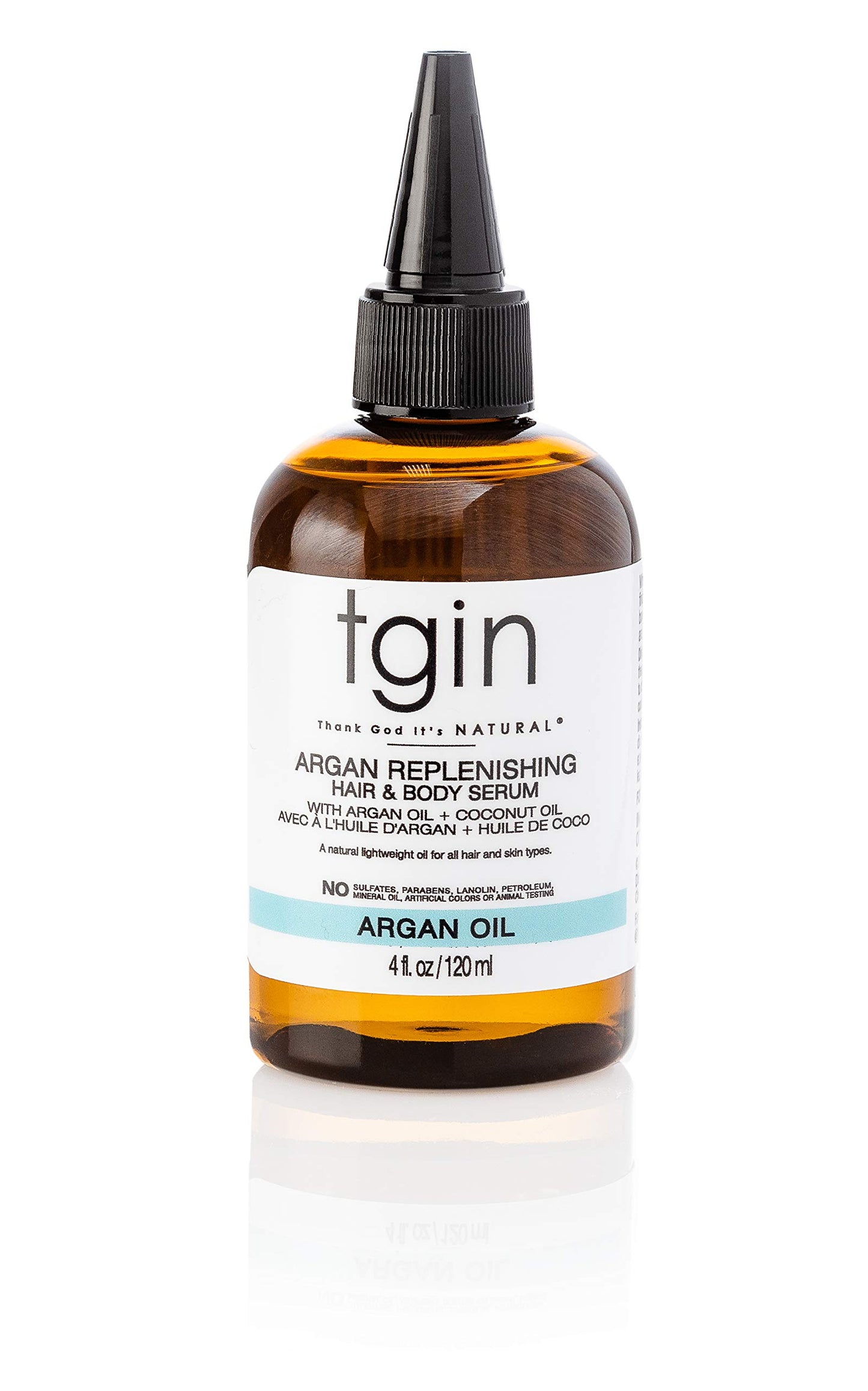 tgin Hair Serums 4 pack - MRx Anti-Breakage Serum, Tea Tree and Olive Oil Serum, Argan Replenishing Serum, and Jamaican Black Castor Oil - Dry Hair, Curly Hair, Hydrates, 4 oz bottle