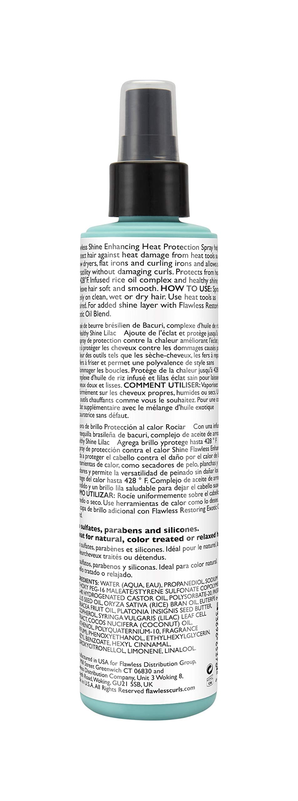 Flawless by Gabrielle Union - Shine Enhancing Heat Protection Hair Spray, 8 OZ