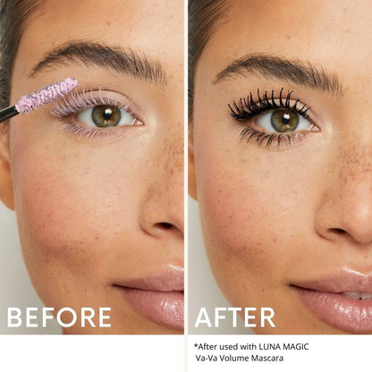LUNA MAGIC Va-Va Pink Lash Primer for Mascara, Lengthening & Volumizing, for Longer & Thicker Lashes 0.9ml