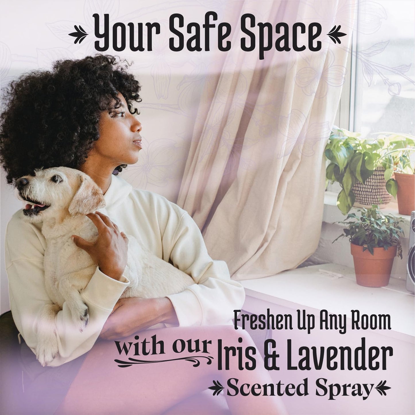 Ella & Iris Home - Reed Diffuser & Room Spray Bundle - Essential Oil Diffuser & Freshener Spray for Aromatherapy Benefits, Odor Eliminator, & Non-Toxic Air Freshener - Great Gift for Mom - Iris Scent