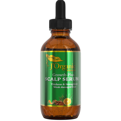 J'Organic Solutions Growth-Plus Scalp Nourishing Oil (4 Fl oz)