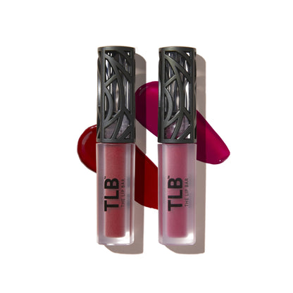 The Lip Bar Vegan Liquid Matte Mini Lipstick Duo Kit, High Pigment & Long Lasting, Bawse Lady + Rich Auntie