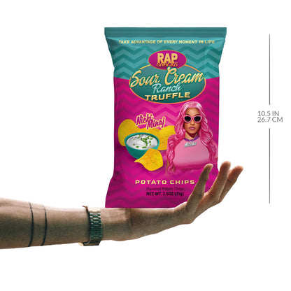 Rap Snacks Nicki Minaj Sour Cream Ranch Truffle Chips -Pack of 6