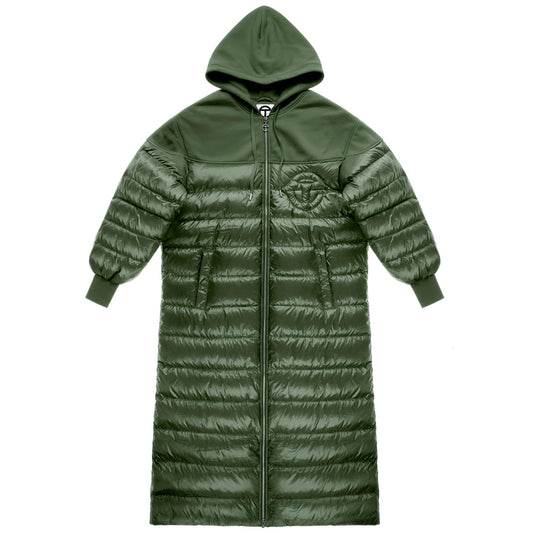 TELFAR Puff Hoodie Coat - Green (X-Small/Small)