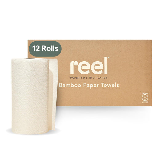 Reel Bamboo Paper Towels - 12 Count - Made in the USA