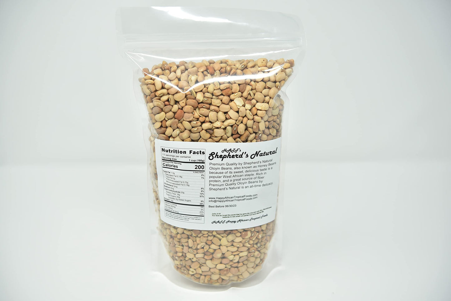 Oloyin Honey Beans by Shepherd's Natural 4 lbs. / 64 oz.