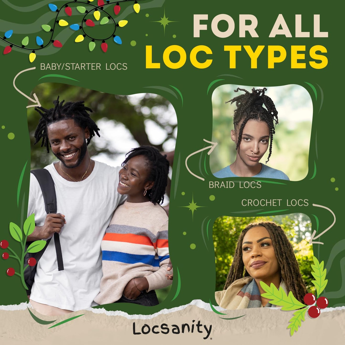 Locsanity Daily Moisturizing Spray for Dull, Dry Locs – Trial Size Passion Fruit Hair and Scalp Moisturizer for Dreadlocks, Sisterlocks, Microlocks, Braids to Control Oil and Frizz (4 fl oz)