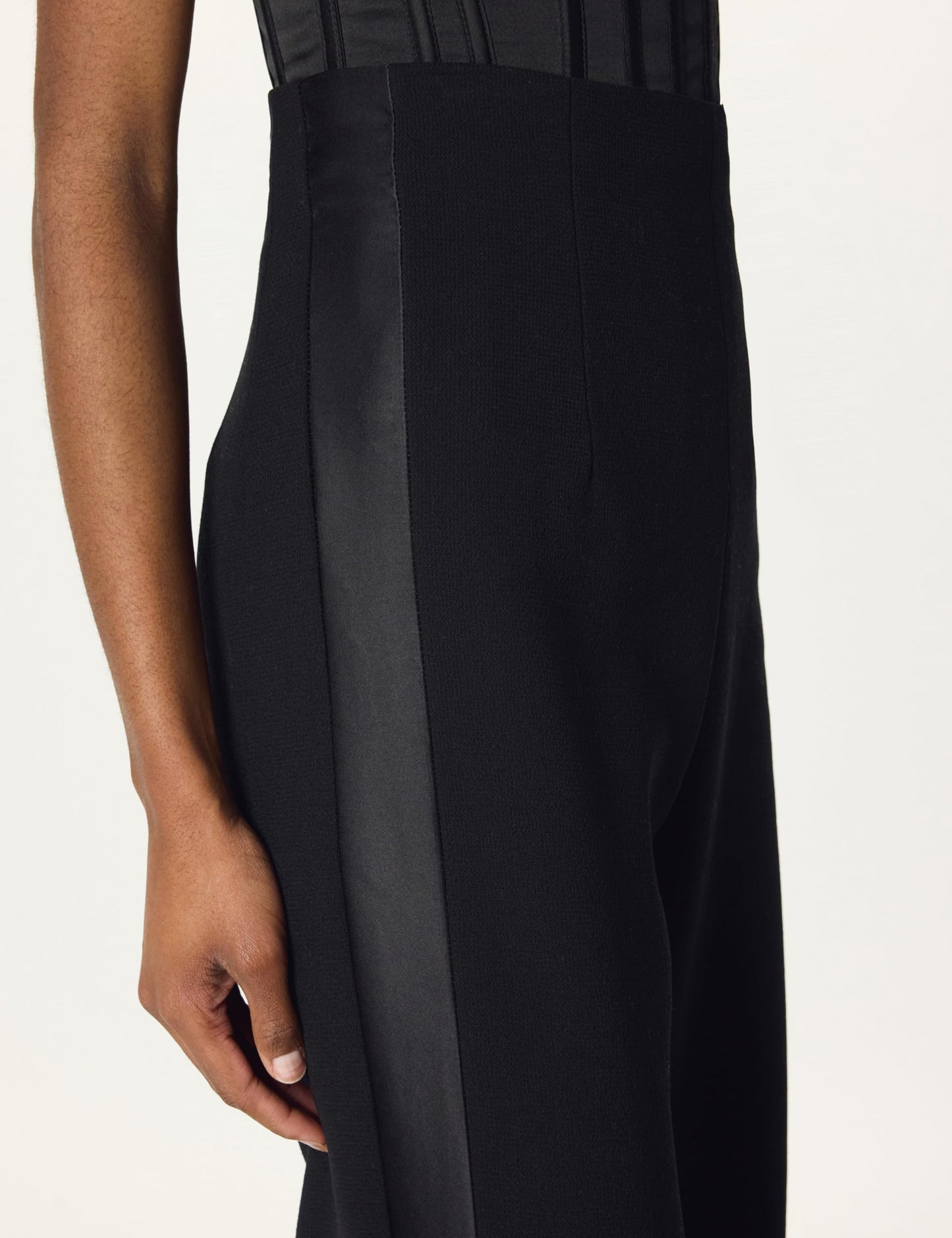 Sergio Hudson, Tuxedo Signature Pant, 12, Onyx