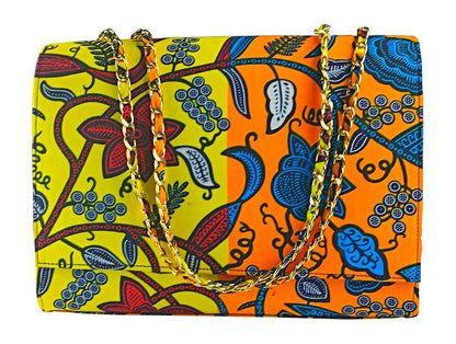 2Chique Boutique Women's Ankara Print Fashion Handbag, ADANNA