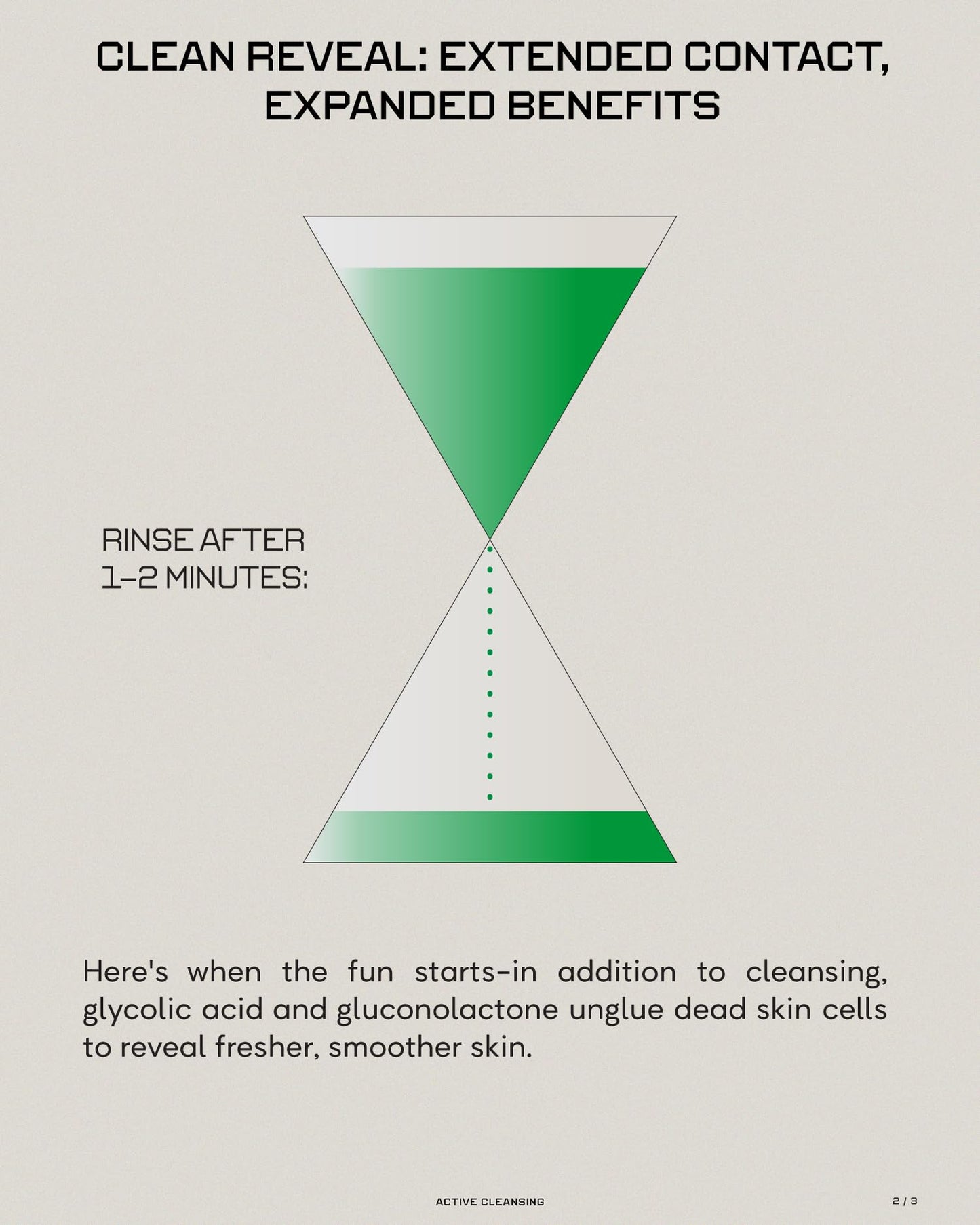 epi.logic Clean Reveal | Brightening Glycolic + PHA Gel 145 ml / 4.9 oz