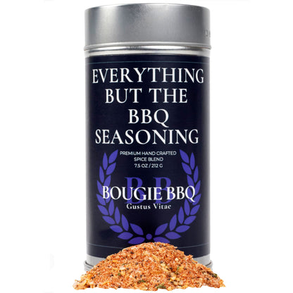 Everything But The Bougie BBQ Seasoning | Gourmet Seasoning, Artisanal Spice Blend | All Natural, Non GMO | Hand Crafted in Small Batches in USA | No MSG or Artificial Ingredients | GLP-1 Friendly | Sustainably Sourced, Ultra Premium Seasoning | Bougie BB