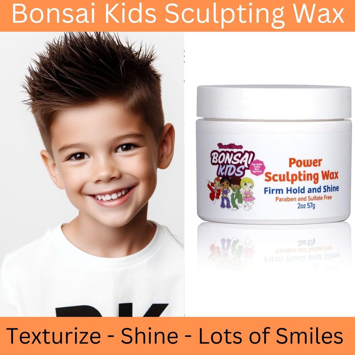 Sculpting Wax for Kids & Toddlers - 2oz | Adds Hold, Texture, Separation for Effortless Hairstyling