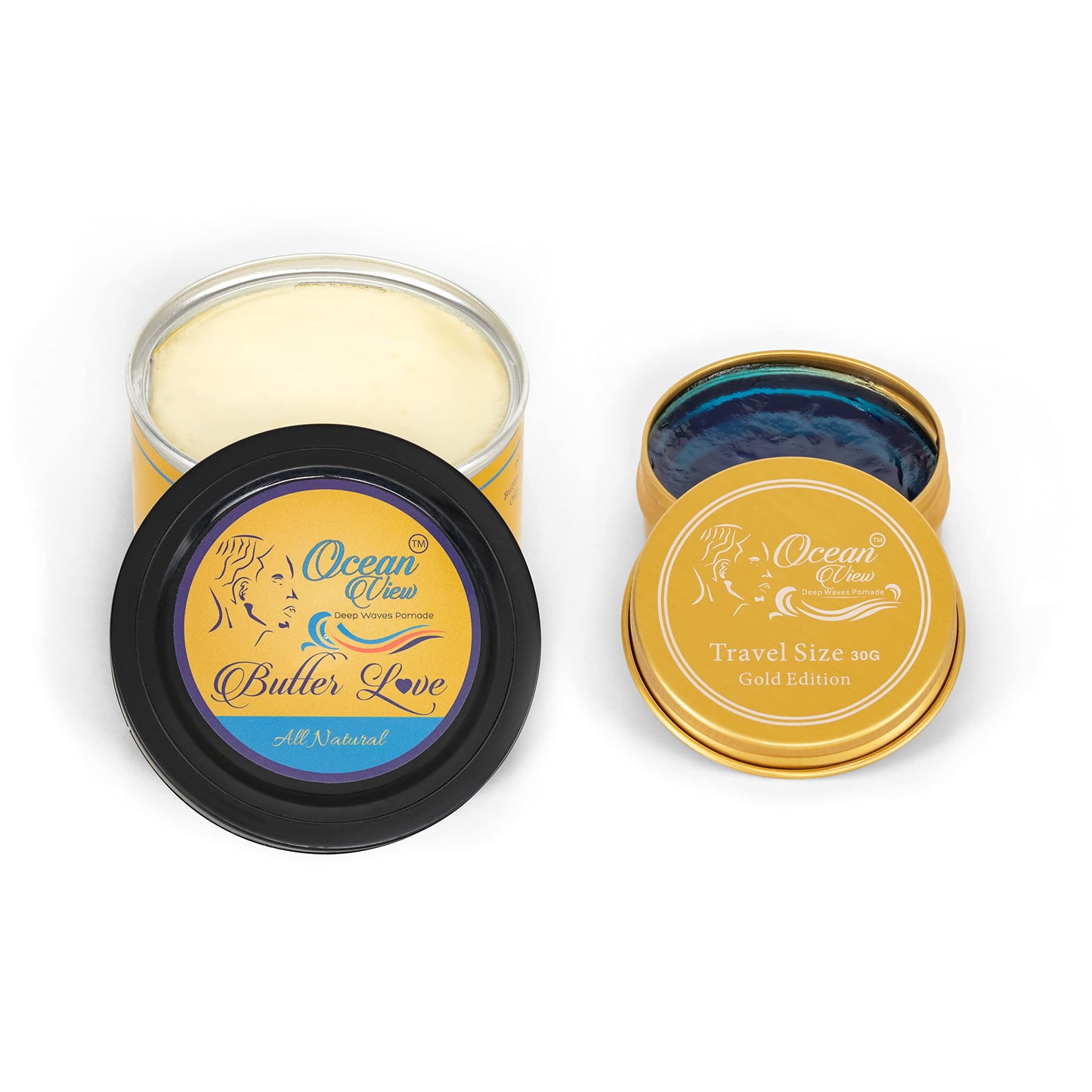 OCEAN VIEW DEEP WAVES POMADE Butter Love + Water-Based Wave Grease