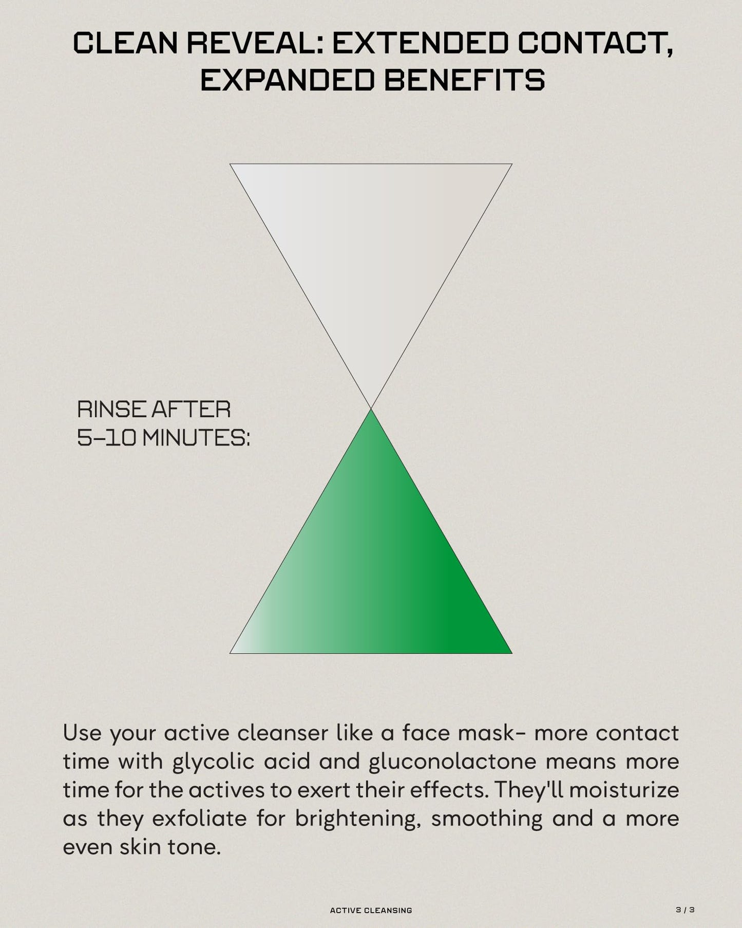 epi.logic Clean Reveal | Brightening Glycolic + PHA Gel 145 ml / 4.9 oz