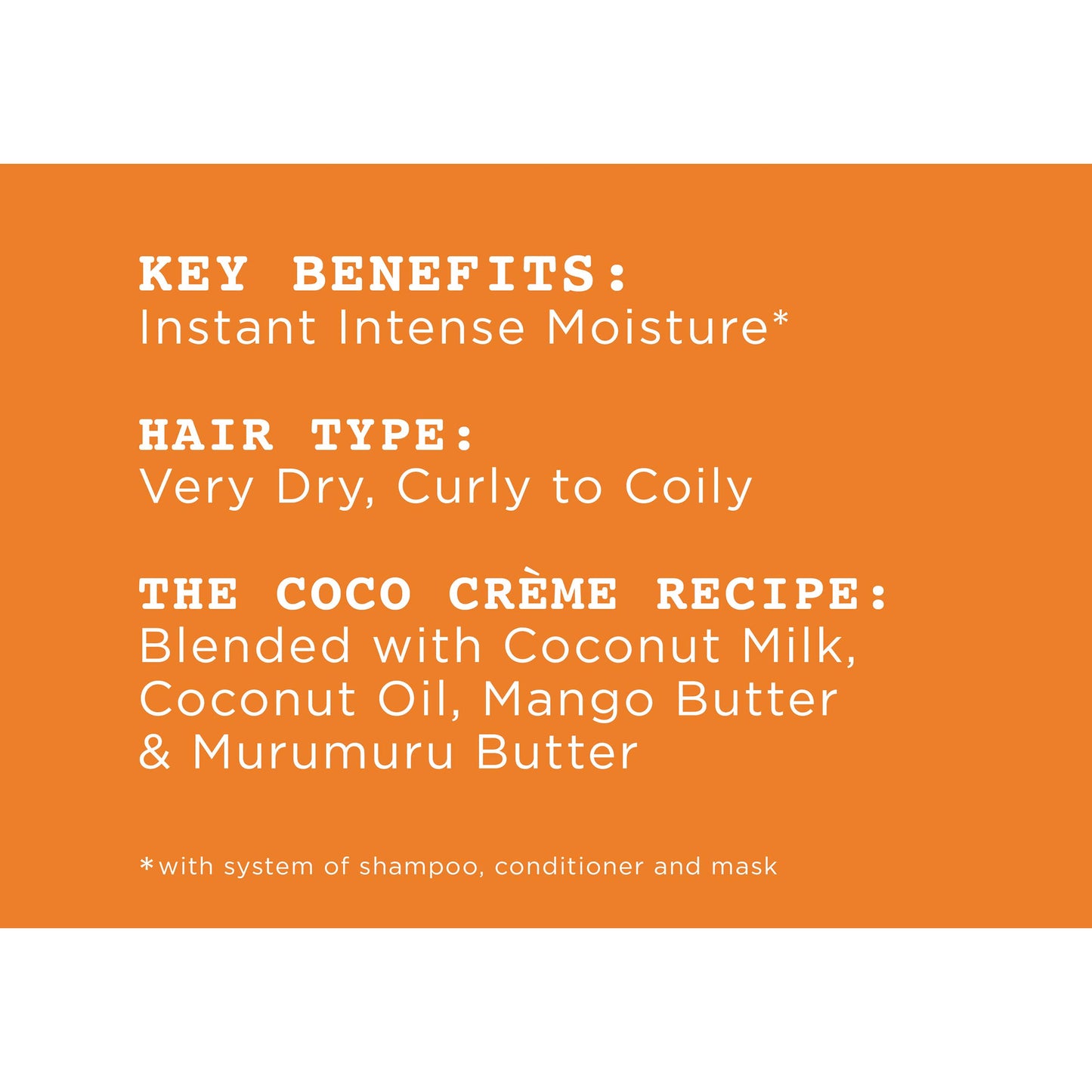 Carol's Daughter Coco Creme Coil Enhancing Moisture Butter, with Coconut Oil and Mango Butter, for Very Dry Curly Hair, Paraben and Silicone Free, 12 oz