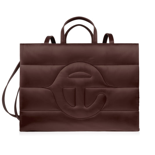 TELFAR Large Puff Shopper - Chocolate
