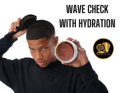 Twist It Up Hair Gel Wax - For Dreadlocks, Braids, Edges, Curls, and Waves