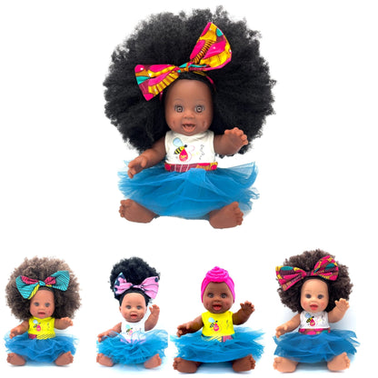 Orijin Bees Fro Love Baby Bee Doll - Oprah's Favorite Things African American Doll, Black Doll, Latino Doll, Afro Doll, Baby Doll, Curly Hair Doll, Baby Doll, African Doll, Birthday Gift