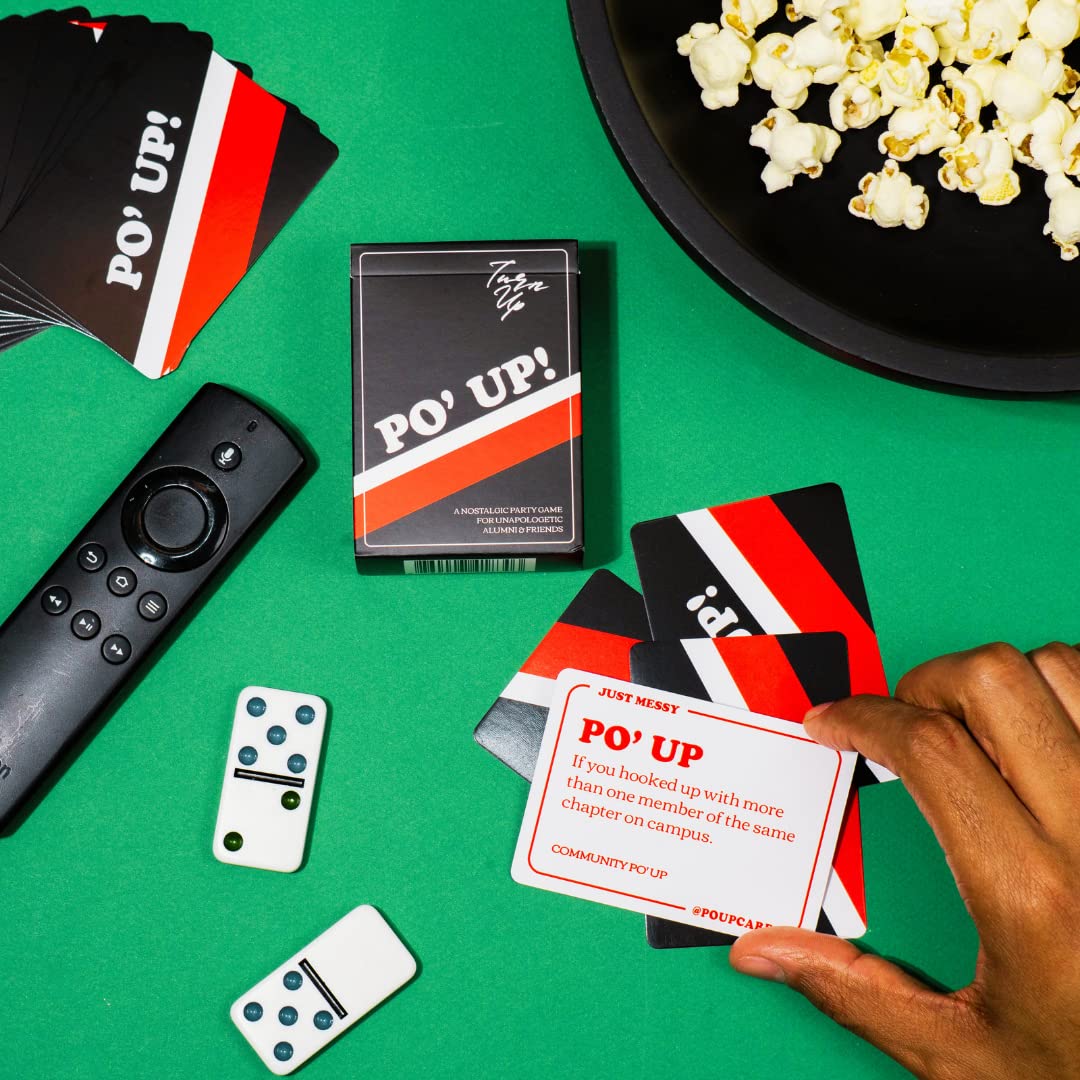 PO' UP! Card Game - The Ultimate Party Game for Black Alumni from HBCUs to PWIs | Perfect for Graduation, Greek Picnics, Parties, Family Gatherings and Birthdays