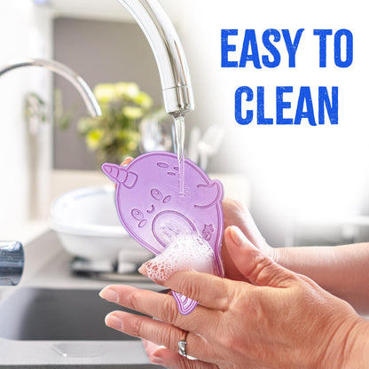 Kona Ice Pals Kids Ice Pack Lunch Box Size - Ice Packs for Lunch Boxes Kids, Lunch Box Ice Packs Reusable, Freezer Packs - Ice Pals Themed Shapes: Dinosaur, Unicorn, Narwhal - Multi-Colored - 6 Pack