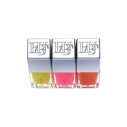Habit Cosmetics | Vegan, Toxin-Free & Sustainably Packaged Mini Nail Polish Trio - Baby Trio - 0.3 oz (Flower Child)