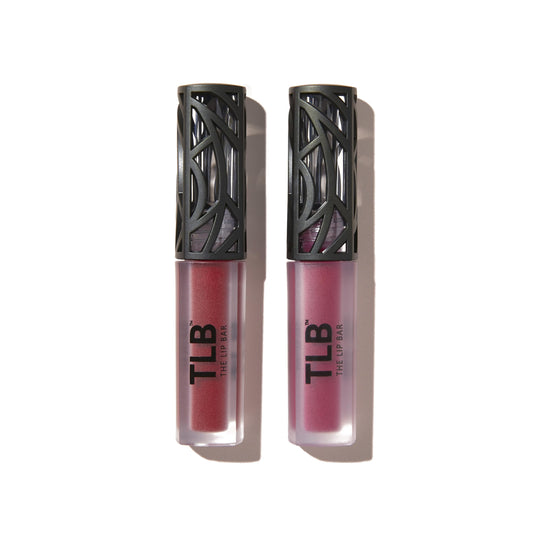 The Lip Bar Vegan Liquid Matte Mini Lipstick Duo Kit, High Pigment & Long Lasting, Bawse Lady + Rich Auntie