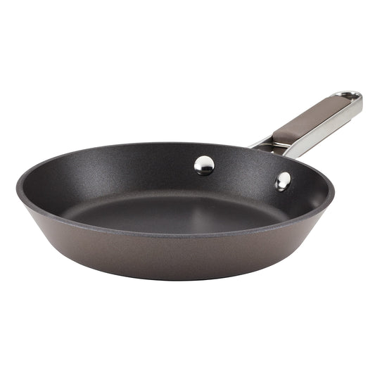 Ayesha Curry Kitchenware Hard Anodized Collection Nonstick Frying Pan, 8.25-Inch, Charcoal