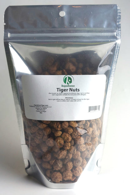 KOPABANA Tiger Nuts | Chufa| Yellow nutsedge | Cyperus esculentus| Non GMO |1lb