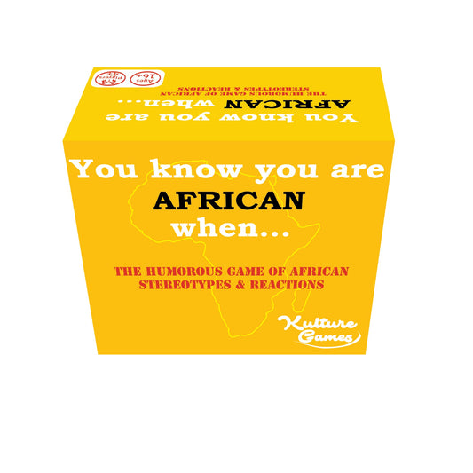 Kulture Games You Know You Are African When…- Humorous African Meme Game - Game for Family Gatherings - A Fun Party Card Game for Those Who Love African Culture Games - African Stories - African Cards