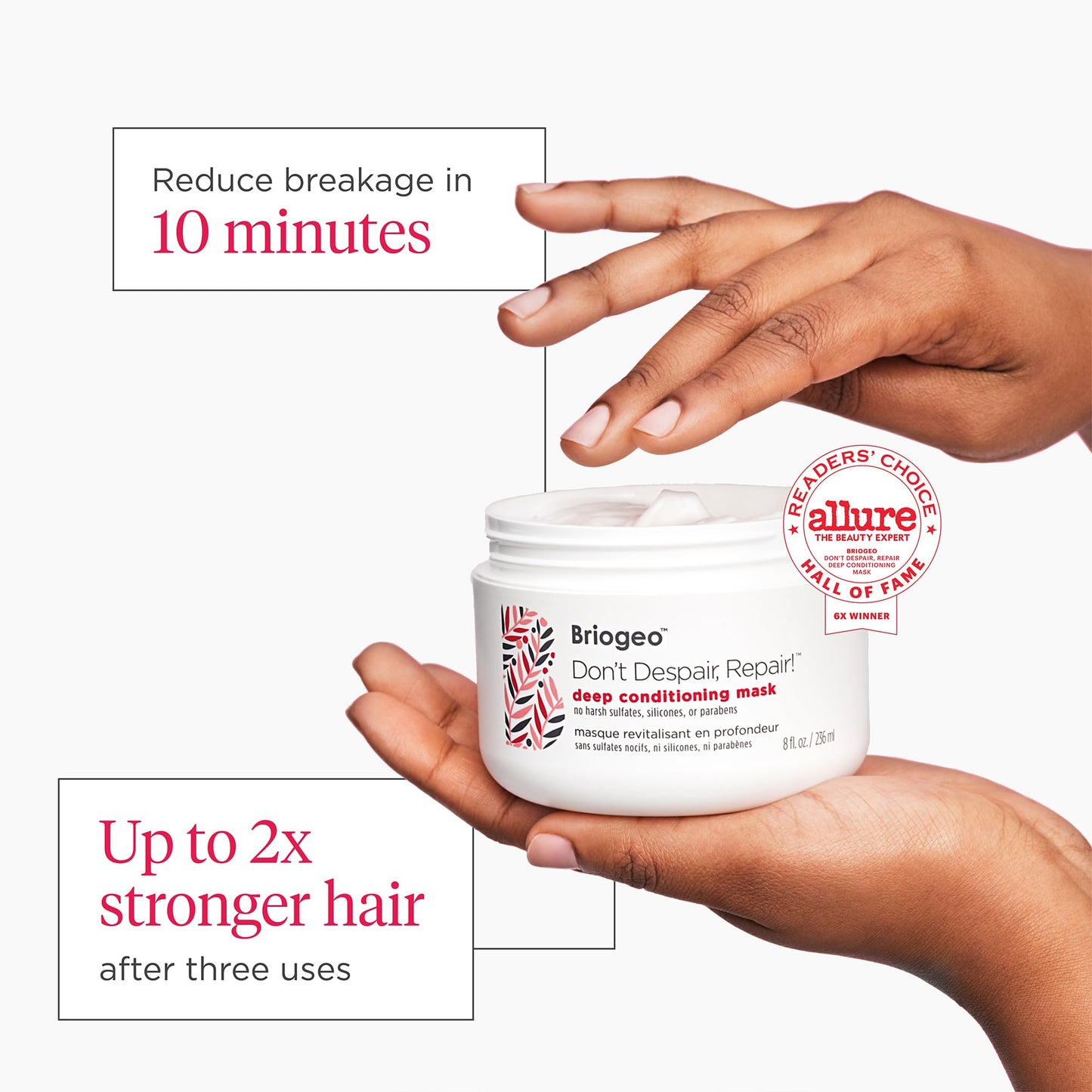 Don't Despair, Repair! Hair Repair Reset Minis Kit, Repairs Dry, Damaged or Color Treated Hair, Vegan, Phalate & Paraben-Free, Travel Kit