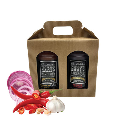 SGT. Hart’s Intensified Chipotle and Bourbon BBQ Sauce Combo Pack - 22.04 OZ Each