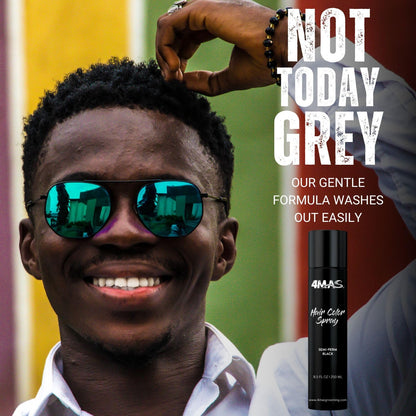 4MAS Temporary Hair Color Spray (Black)