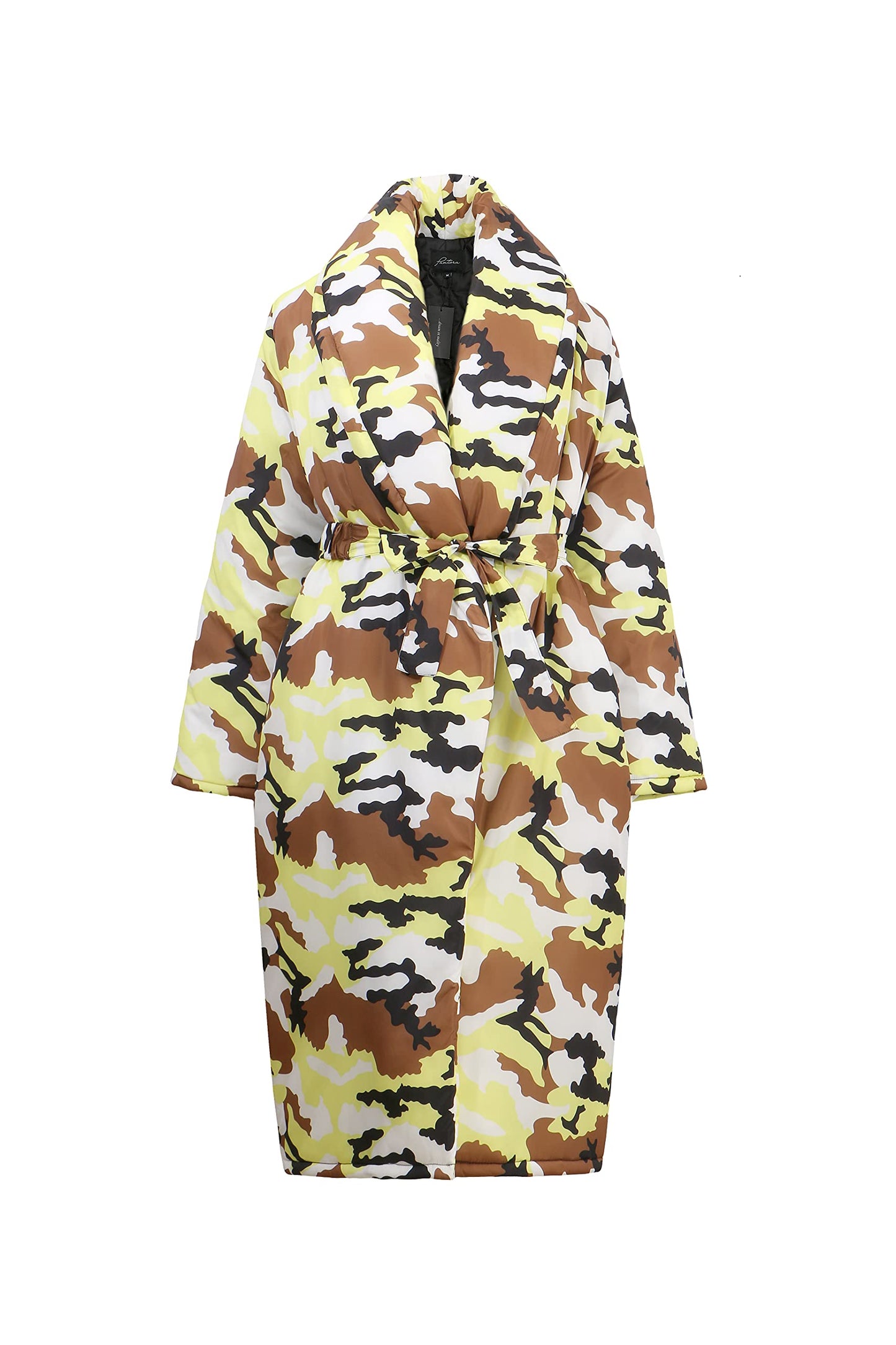 Pantora Women's Cookie Cuddle Coat, Chartruese Camo Print, Medium