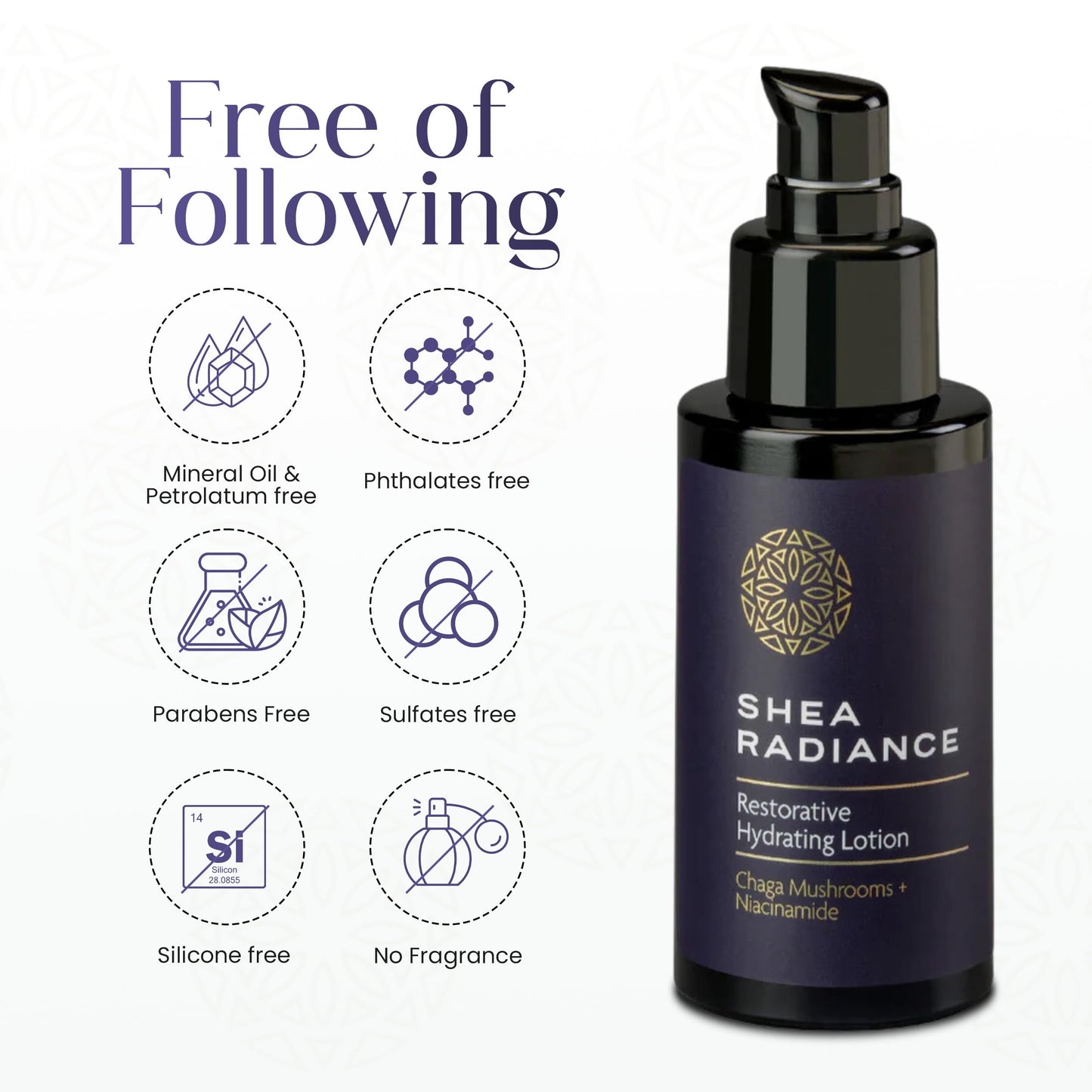 Shea Radiance Restorative & Nourishing Hydrating Body Lotion - deeply hydrating and lightweight lotion formulated with a restorative blend of Tremella