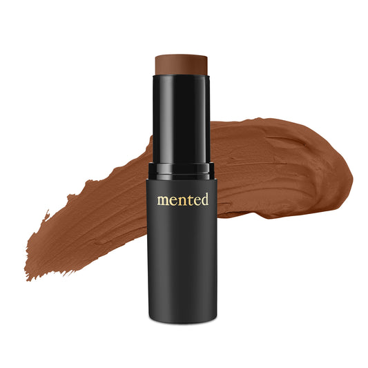 Mented Cosmetics Foundation Stick, Contour Stick, Or Concealer Stick for Dark Skin, Foundation for Black Women Makeup Stick, Dark Contour Stick, Stick Foundation Makeup Vegan and Cruelty Free, D10