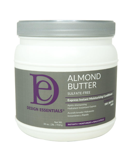 Design Essentials Almond Butter Express Instant Moisturizing Conditioner, 32 Ounces