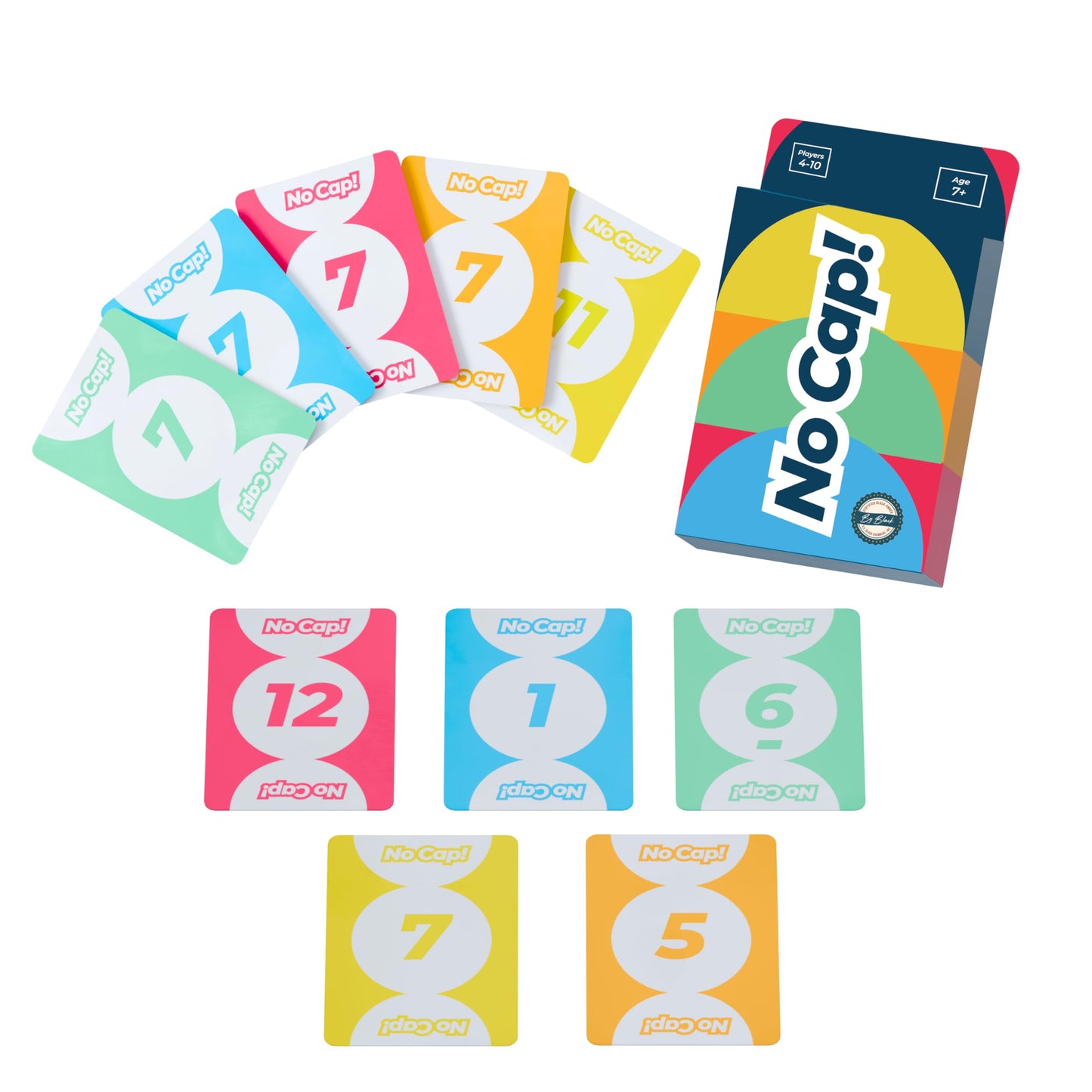 NO Cap! - The Thrilling Card Game for Kids and Teens. The Perfect Game for Family Game Night. Hours of Travel Sized Game Fun. A Social Strategy Game for Teens and Tweens