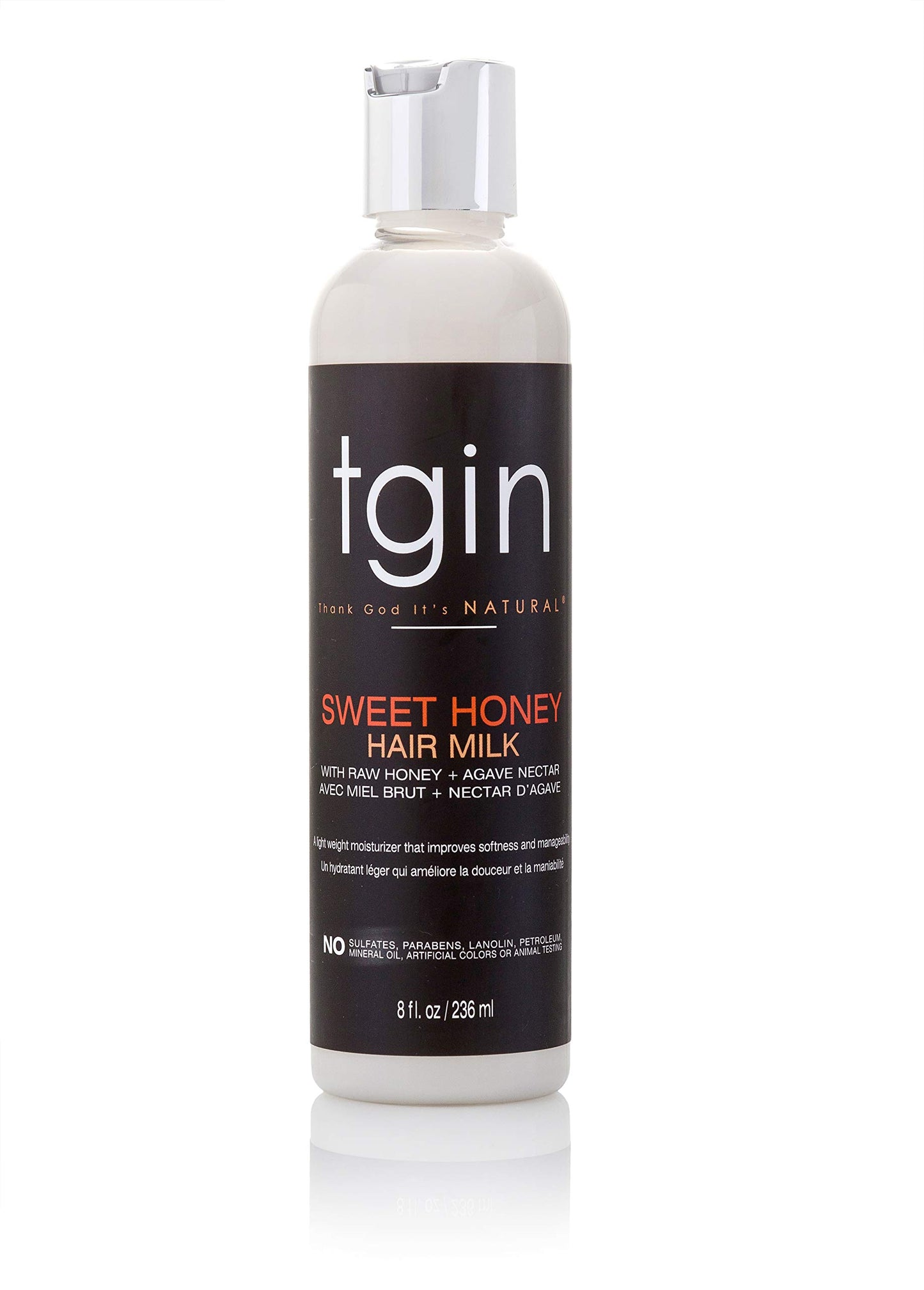 Thank God It's Natural tgin Sweet Honey Hair Milk and Rose Water Defining Styling Gel